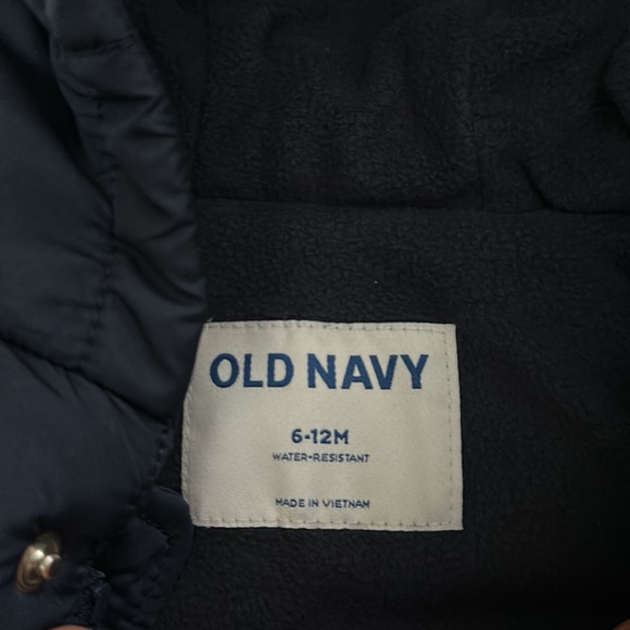 NWT OLD NAVY BOY 👦 BUFF WINTER JACKET Size 6-12 M ,water-resistant - Picture 6 of 8